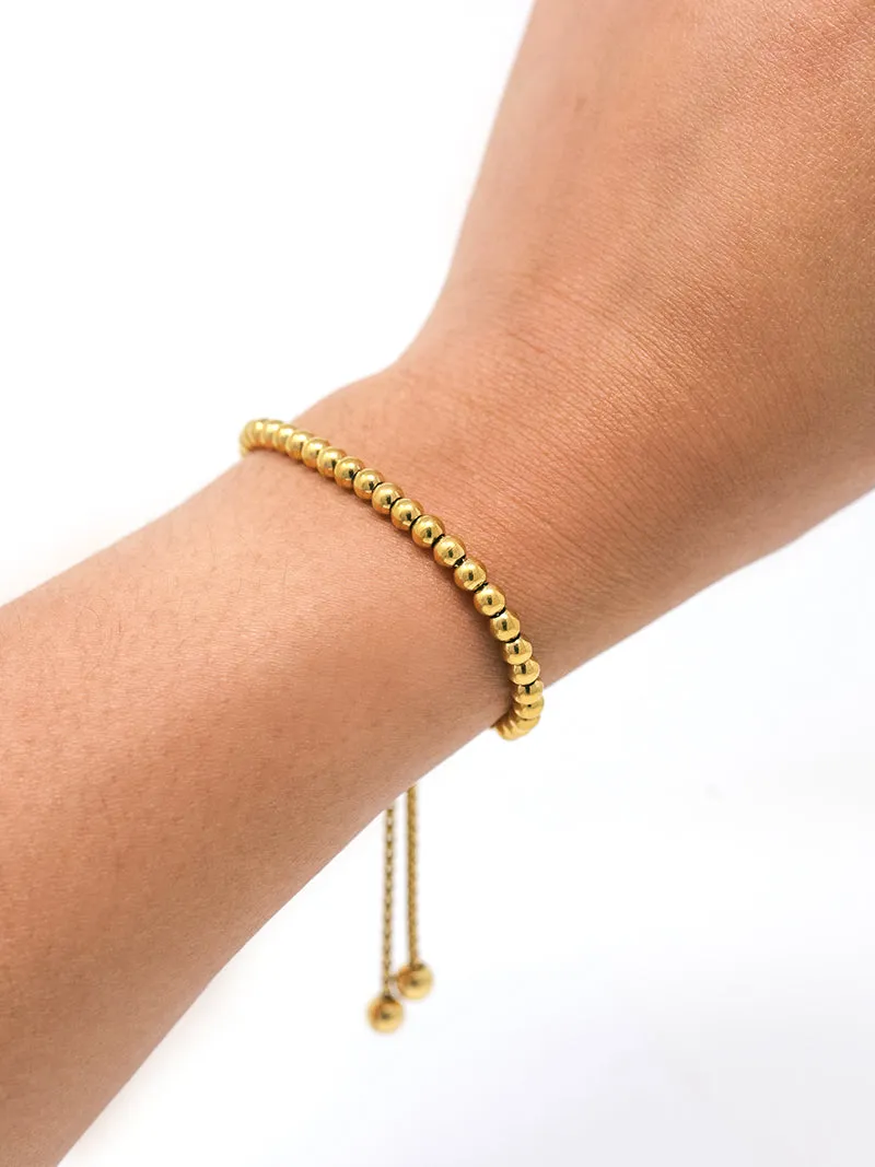 Gold Beaded Bracelet