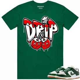 Green Ostrich Dunks Shirt to Match - RED MONEY DRIP