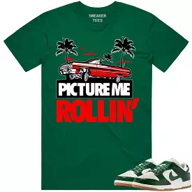 Green Ostrich Dunks Shirt to Match - RED PMR