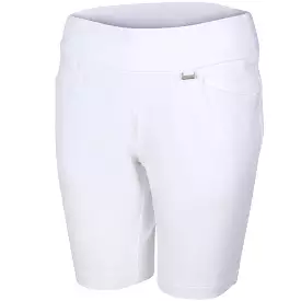 Greg Norman Shorts Essentials Pull-On White: NEW!