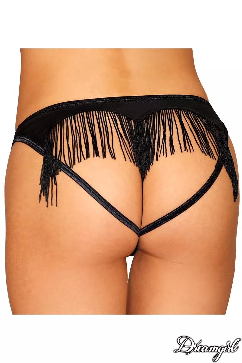 Heart Fringe G-String