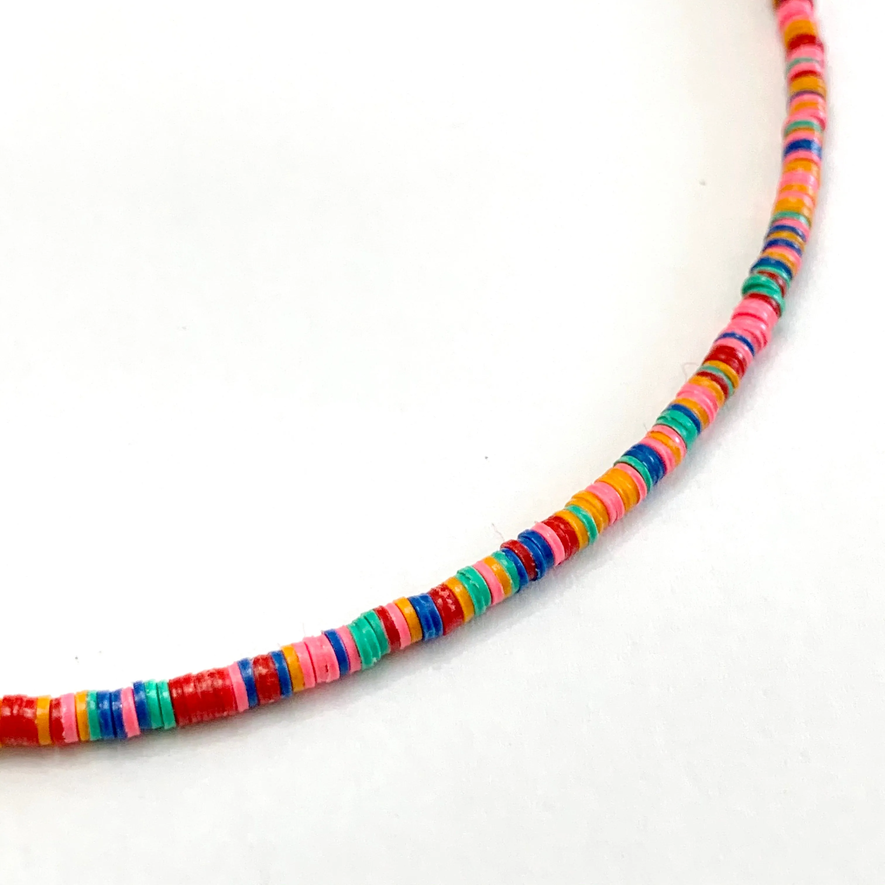 Heishi Multicolor Layering Necklace