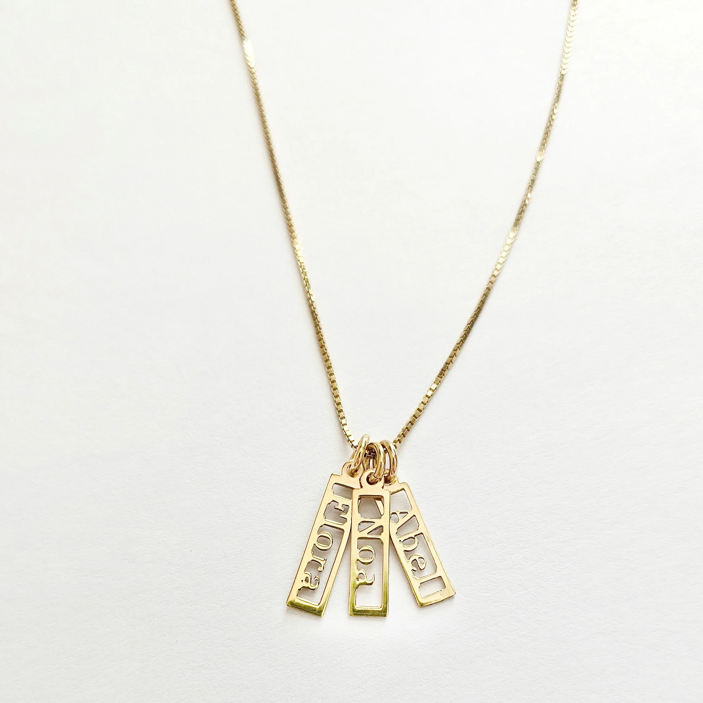 Henley Name Charm Necklace