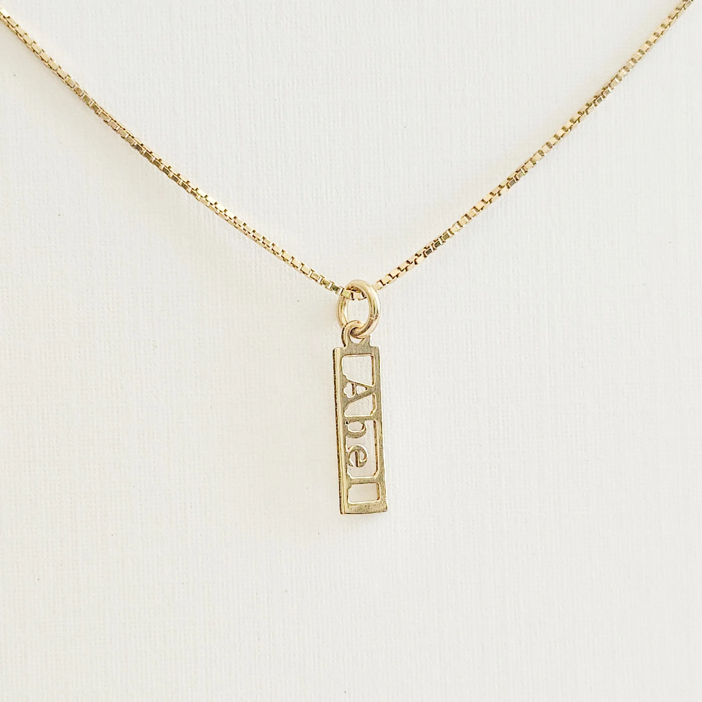 Henley Name Charm Necklace