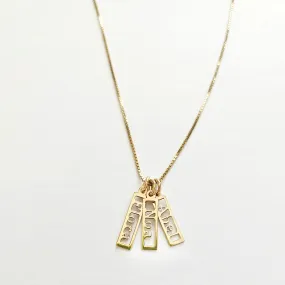 Henley Name Charm Necklace