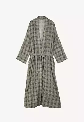 Houndstooth Check Comfy Outerwear