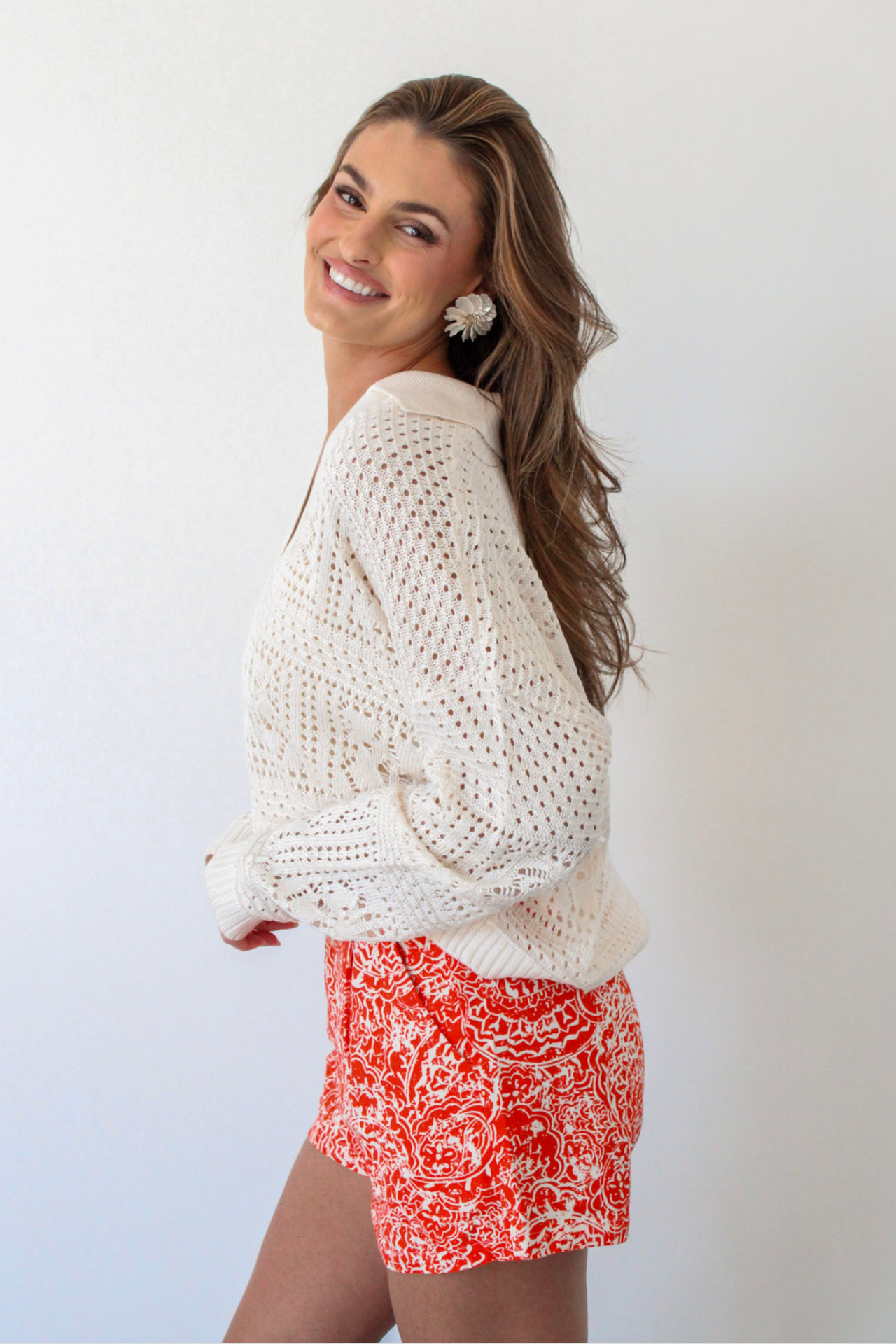 Ibiza Crochet Sweater