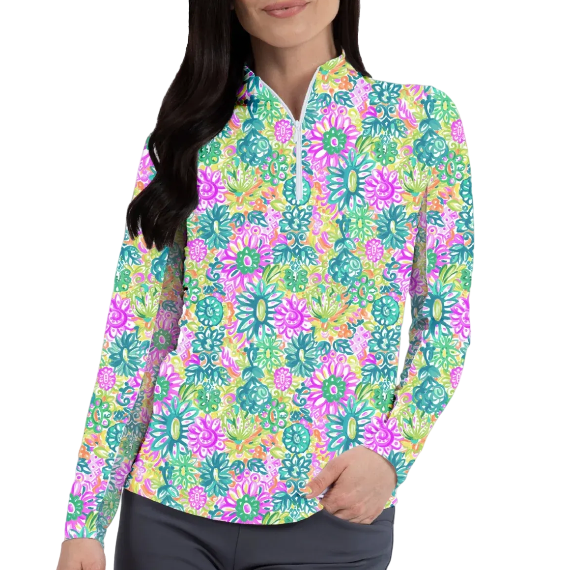 IBKUL Mock Long Sleeve Lilli