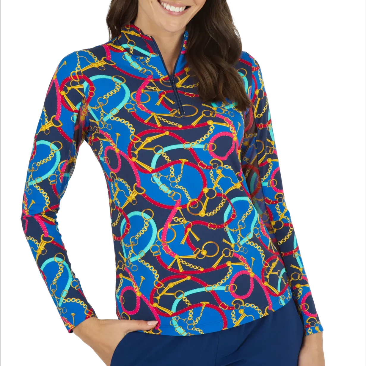 IBKUL Mock Long Sleeve Zena