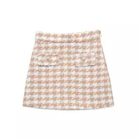 Isla Houndstooth skirt