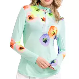 Jamie Sadock Polo Long Sleeve Wildflower Venus