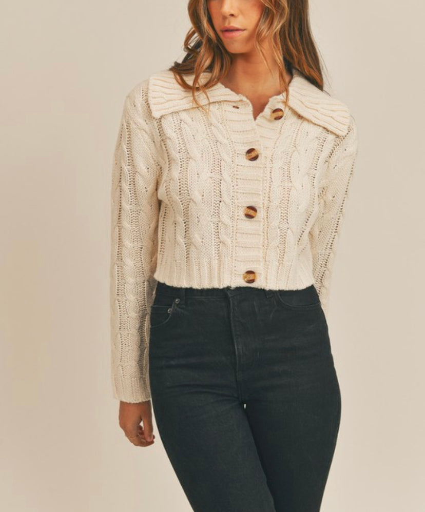 Jenna crop cardigan