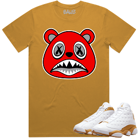 Jordan 13 Wheat 13s Shirt to Match - ANGRY BAWS BEAR