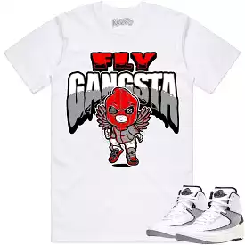 Jordan 2 Python 2s Shirt to Match - RED FLY GANGSTA