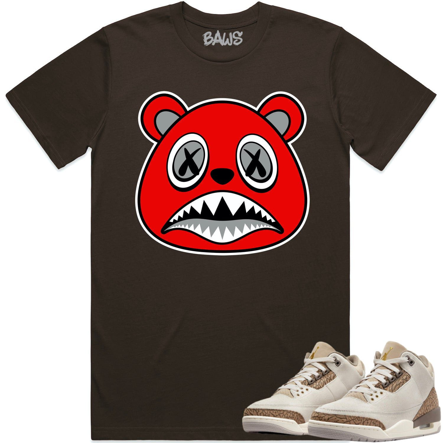 Jordan 3 Palomino 3s Shirt to Match - ANGRY BAWS BEAR