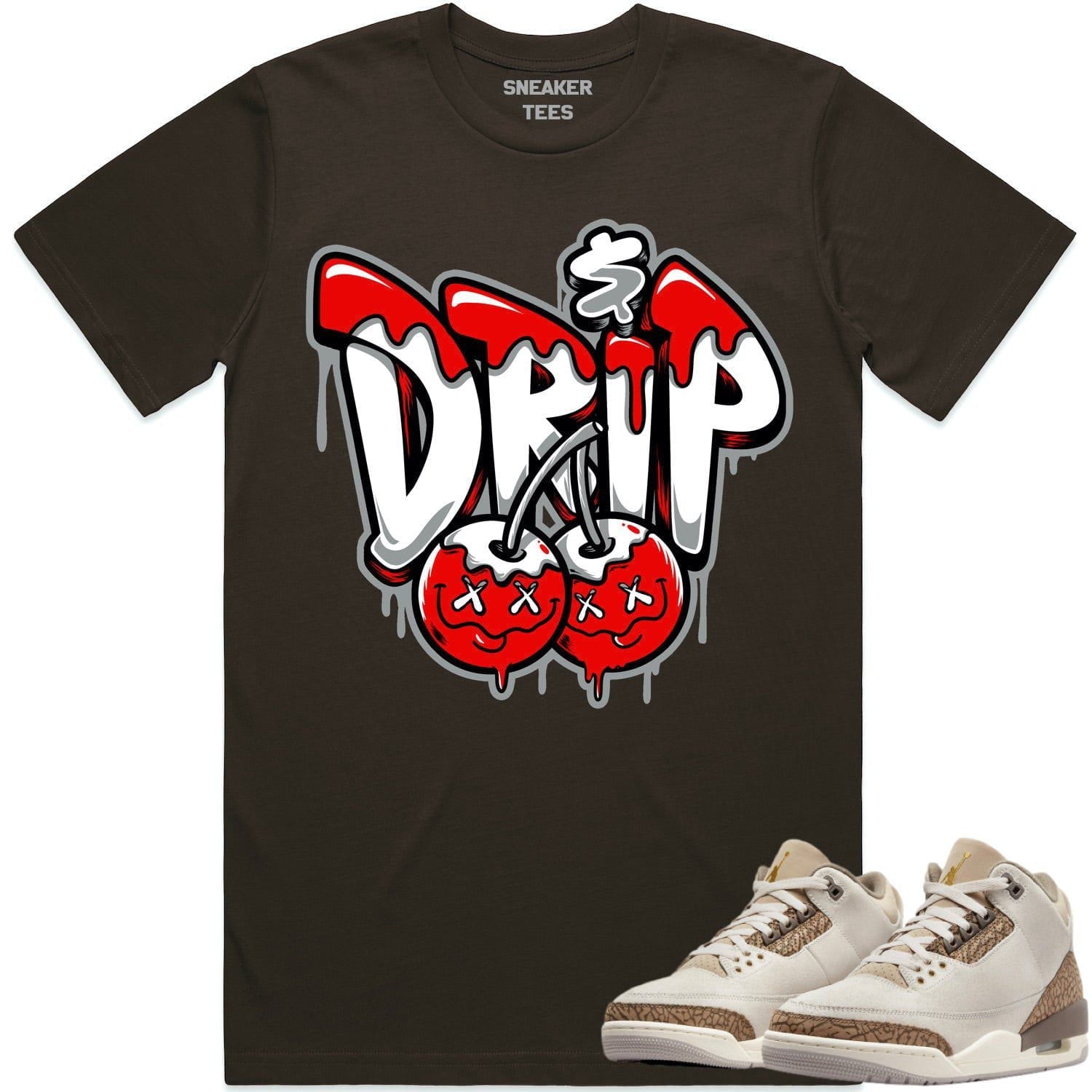 Jordan 3 Palomino 3s Shirt to Match - RED MONEY DRIP