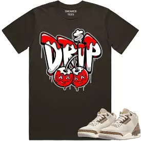 Jordan 3 Palomino 3s Shirt to Match - RED MONEY DRIP