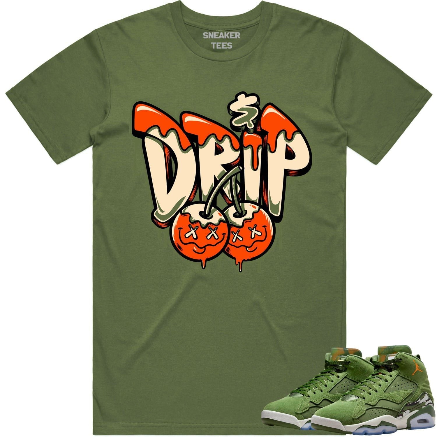 Jordan MVP 678 Sky J Olive Shirt to Match - CELADON MONEY DRIP