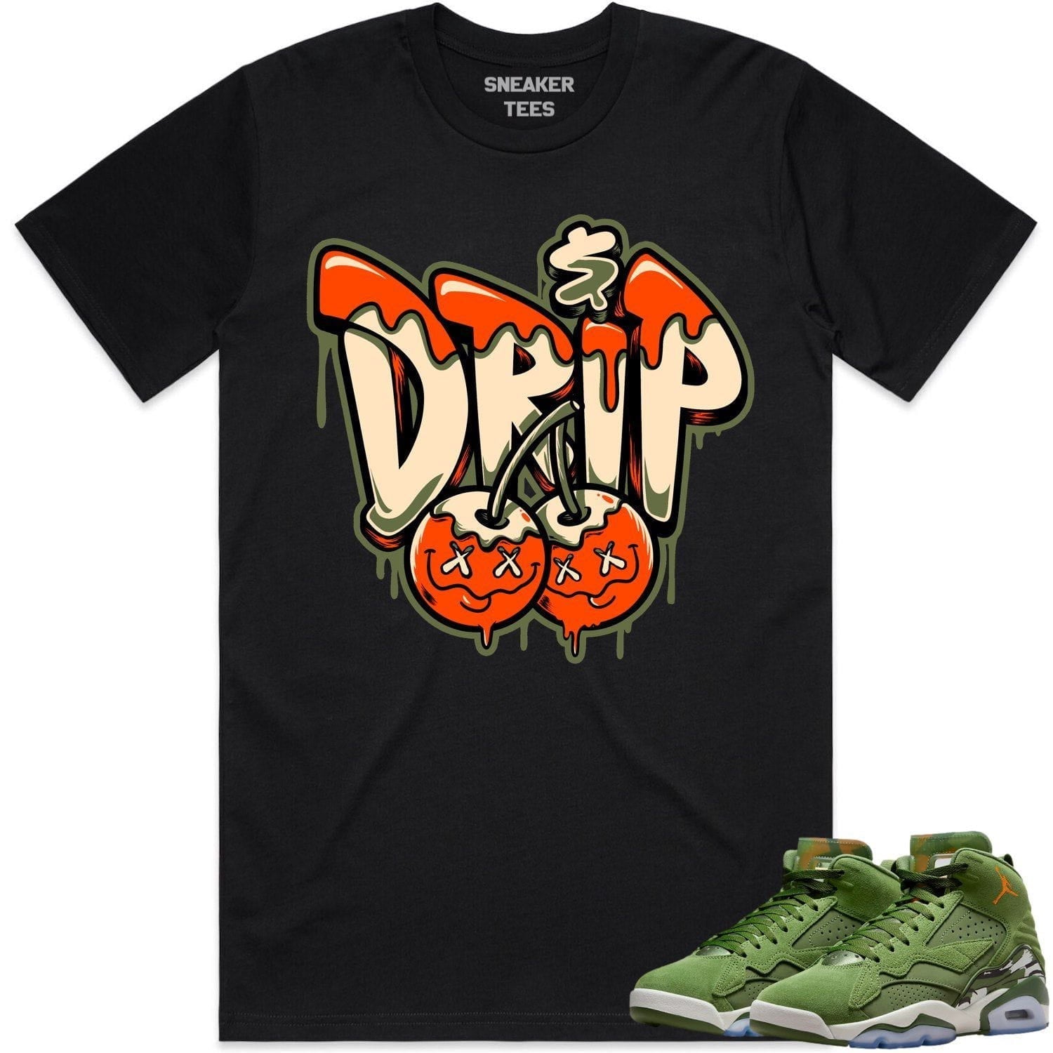 Jordan MVP 678 Sky J Olive Shirt to Match - CELADON MONEY DRIP