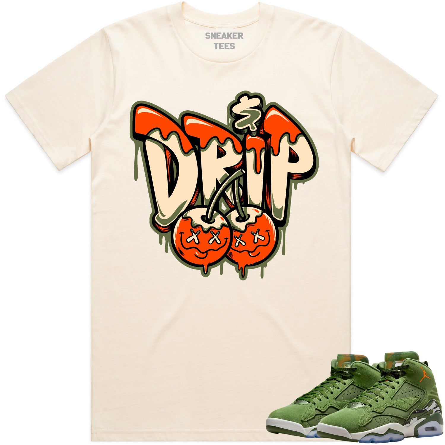 Jordan MVP 678 Sky J Olive Shirt to Match - CELADON MONEY DRIP