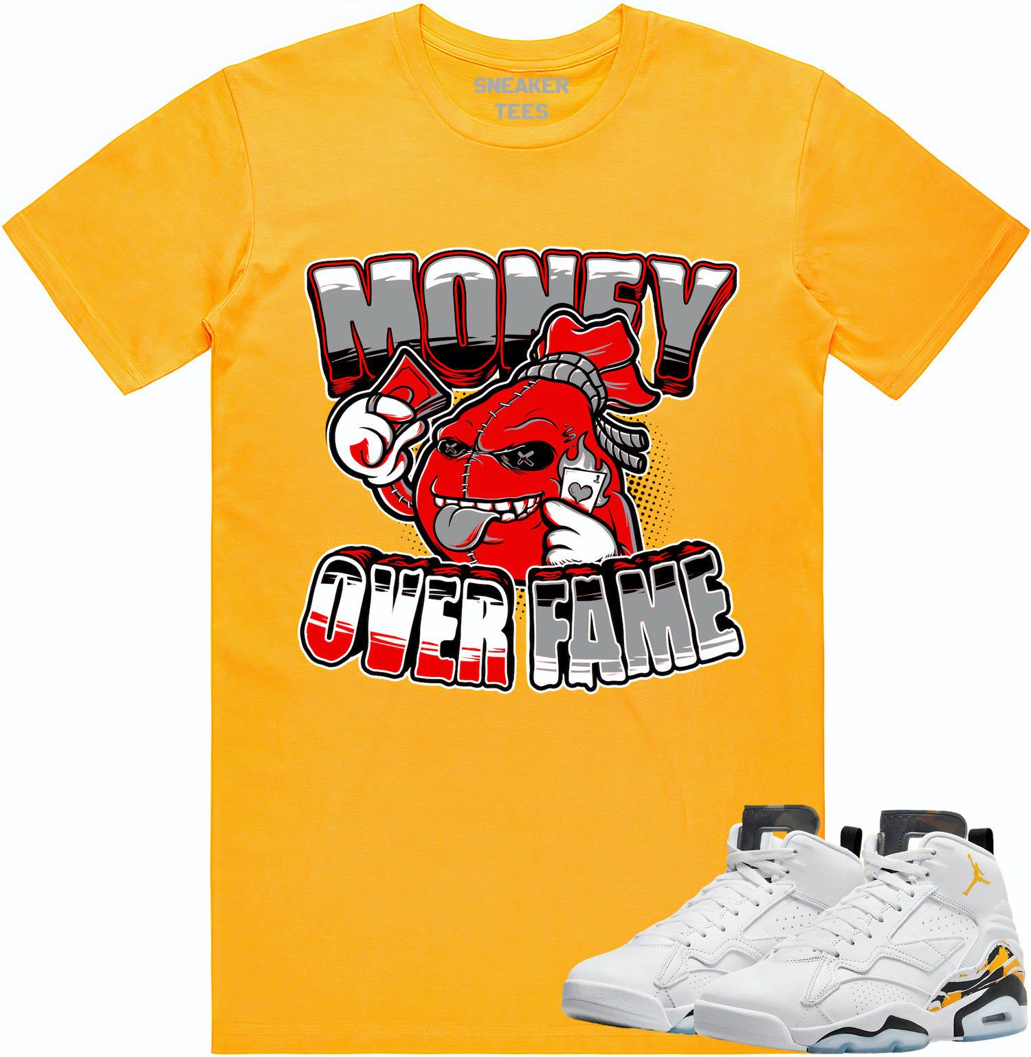 Jordan MVP 678 Yellow Ochre Shirt to Match - RED MOF