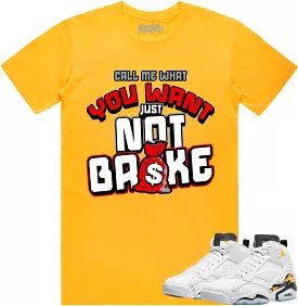 Jordan MVP 678 Yellow Ochre Shirt to Match - RED NOT BROKE