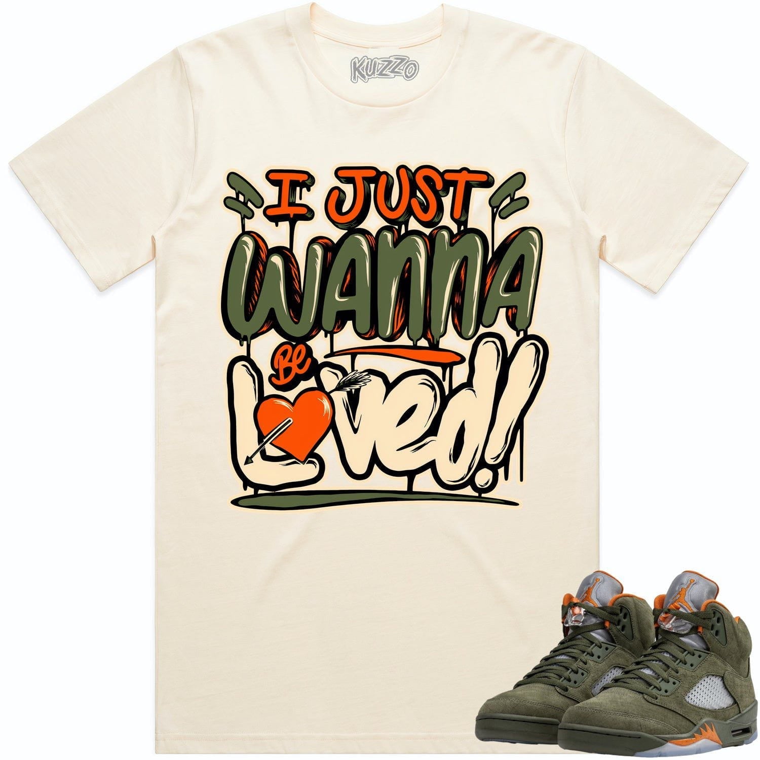 Jordan Retro 5 Olive 5s Shirt to Match - CELADON LOVED