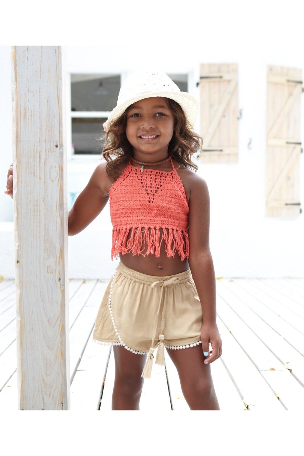 Kids Neutral Shorts