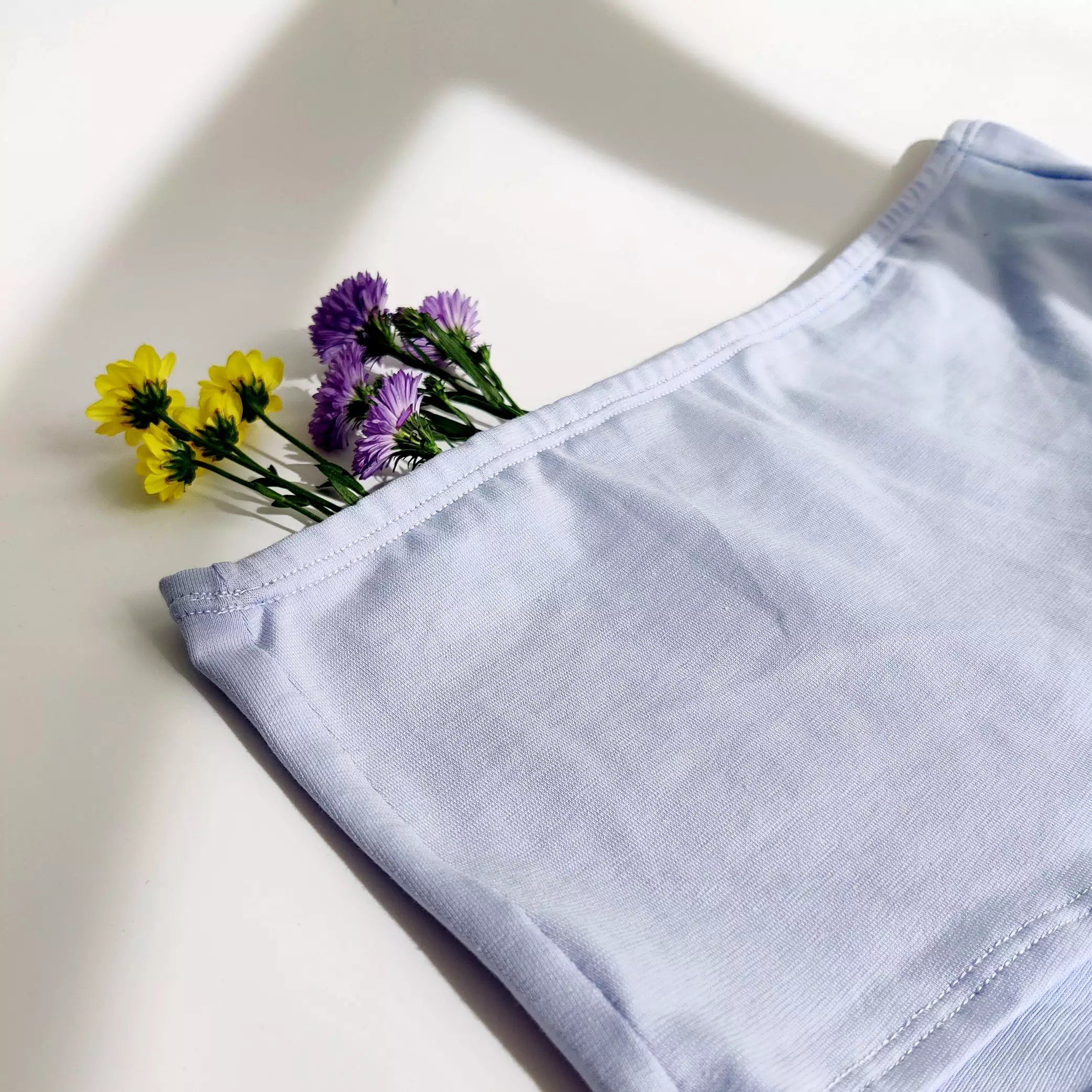 Lavender Organic Cotton Hi-Waist Panty