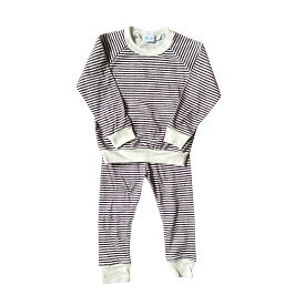 Loungewear / PJ set - Maroon Stripe