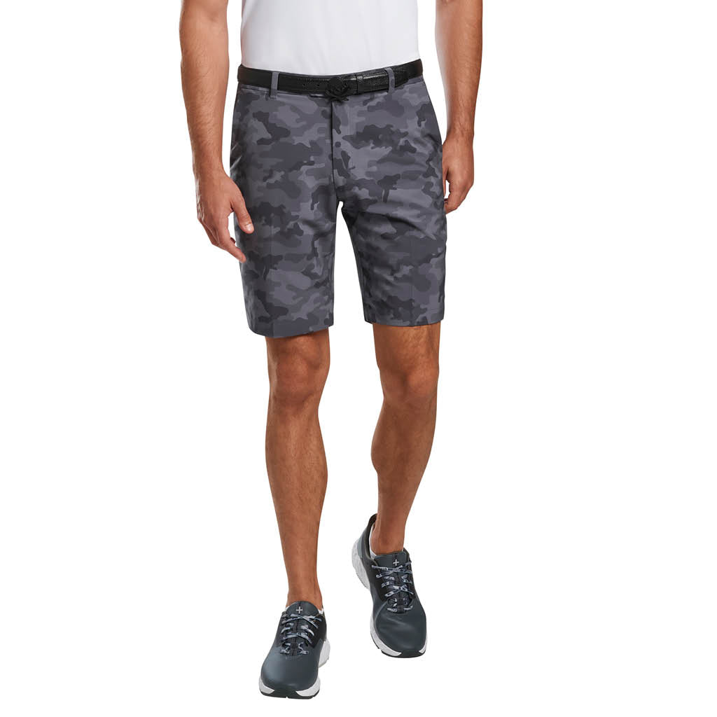 MENS HYBRID SHORTS CHARCOAL CAMO