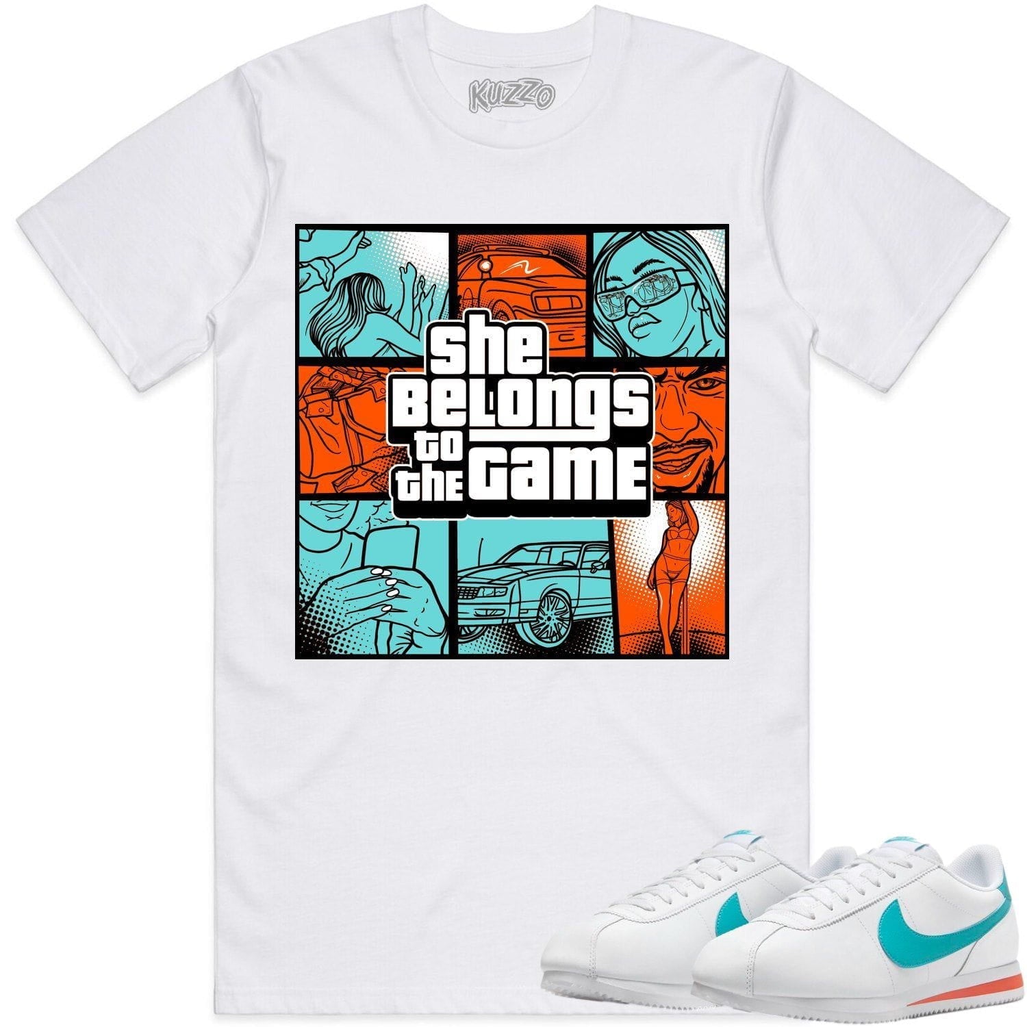 Miami Cortez Dolphins Shirt to Match - MIAMI BELONGS TO THE GAME