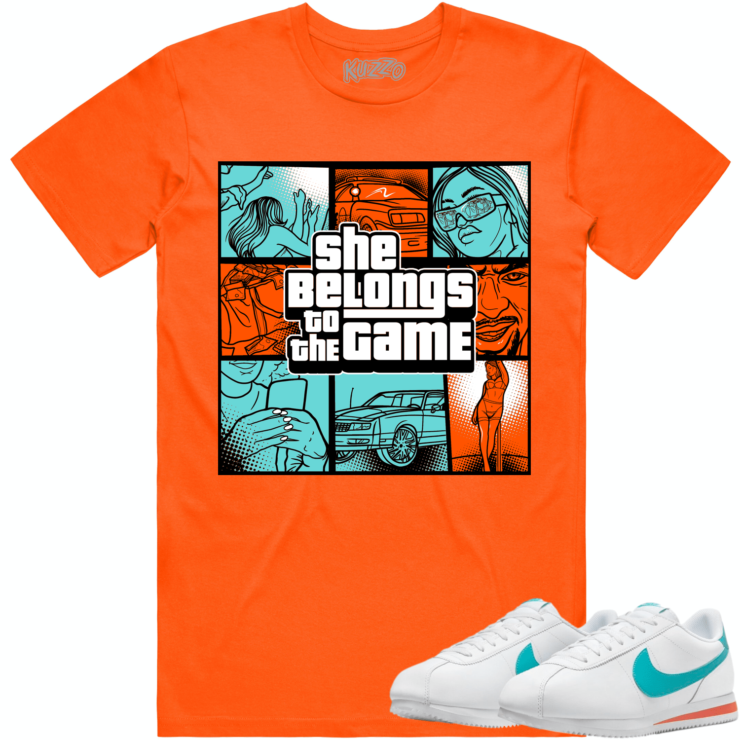 Miami Cortez Dolphins Shirt to Match - MIAMI BELONGS TO THE GAME