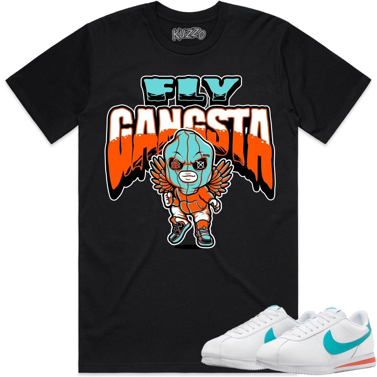 Miami Cortez Dolphins Shirt to Match - MIAMI FLY GANGSTA