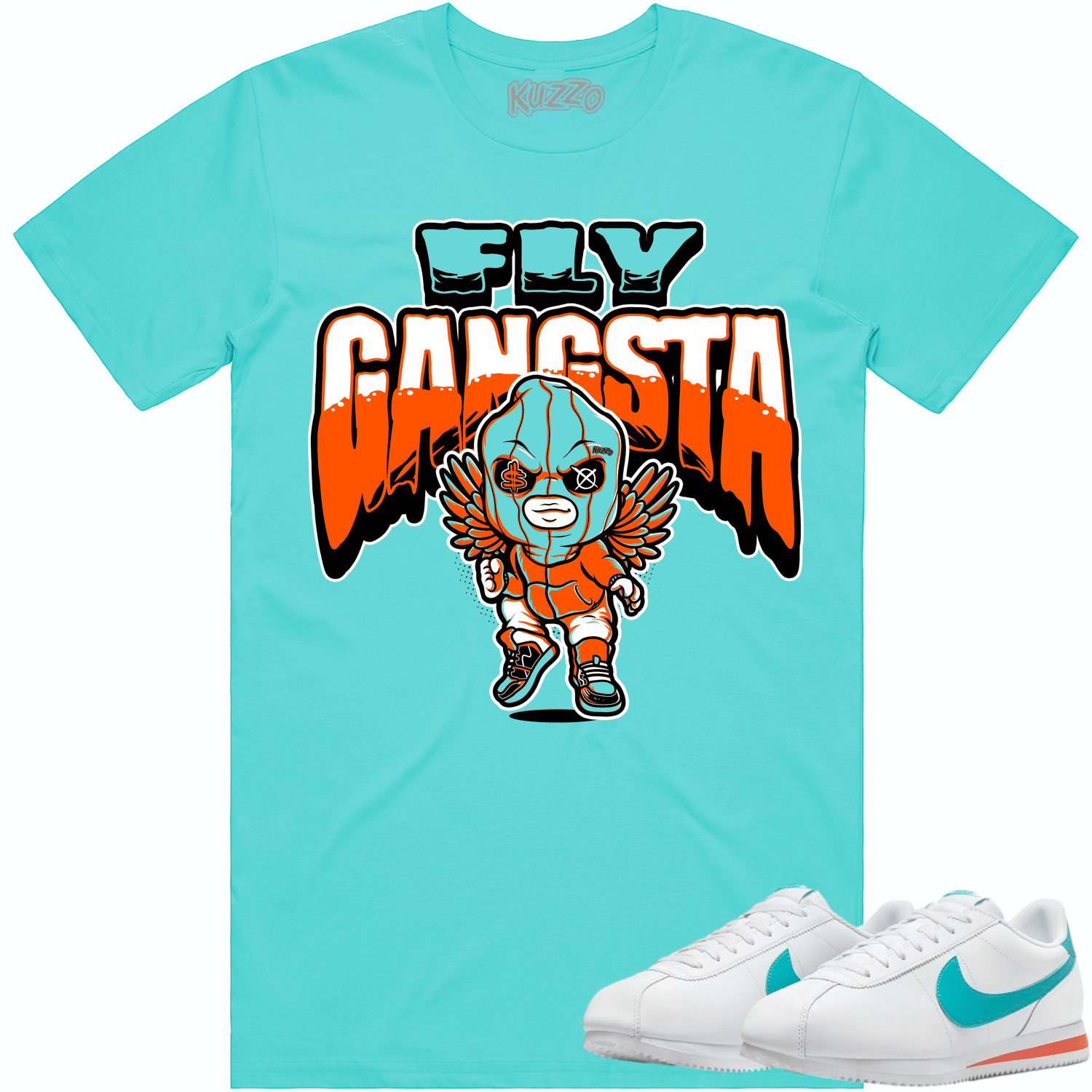 Miami Cortez Dolphins Shirt to Match - MIAMI FLY GANGSTA