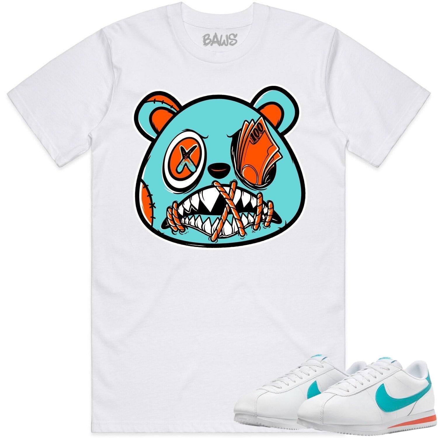 Miami Cortez Dolphins Shirt to Match - MIAMI MONEY TALKS BAWS