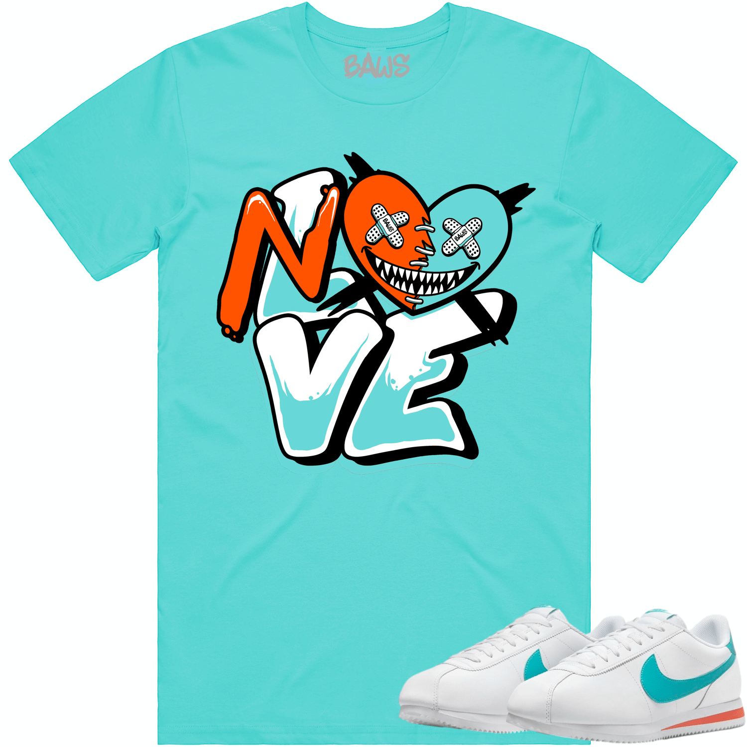 Miami Cortez Dolphins Shirt to Match - MIAMI NO LOVE BAWS