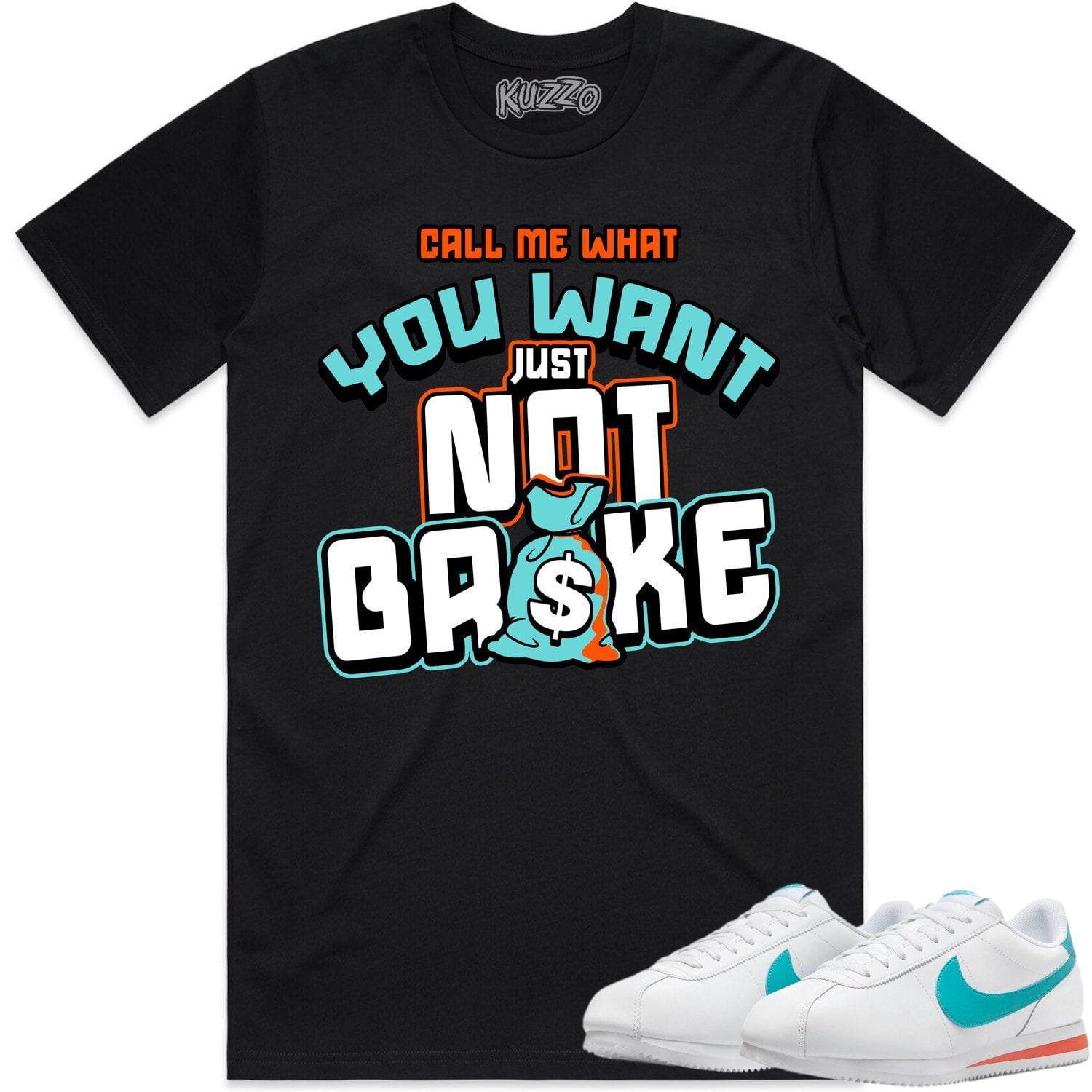 Miami Cortez Dolphins Shirt to Match - MIAMI NOT BROKE