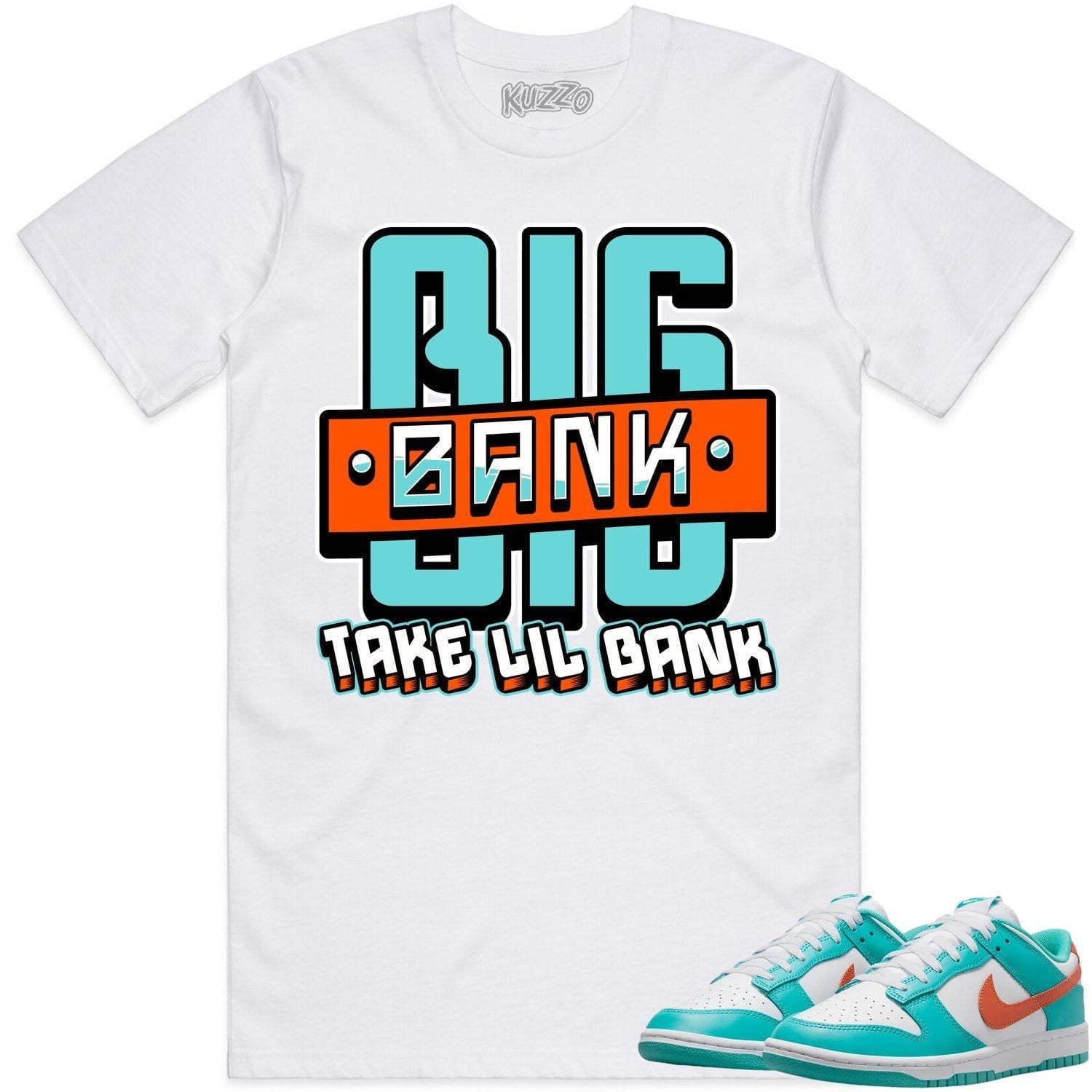 Miami Dunks Dolphins Shirt to Match - MIAMI BIG BANK