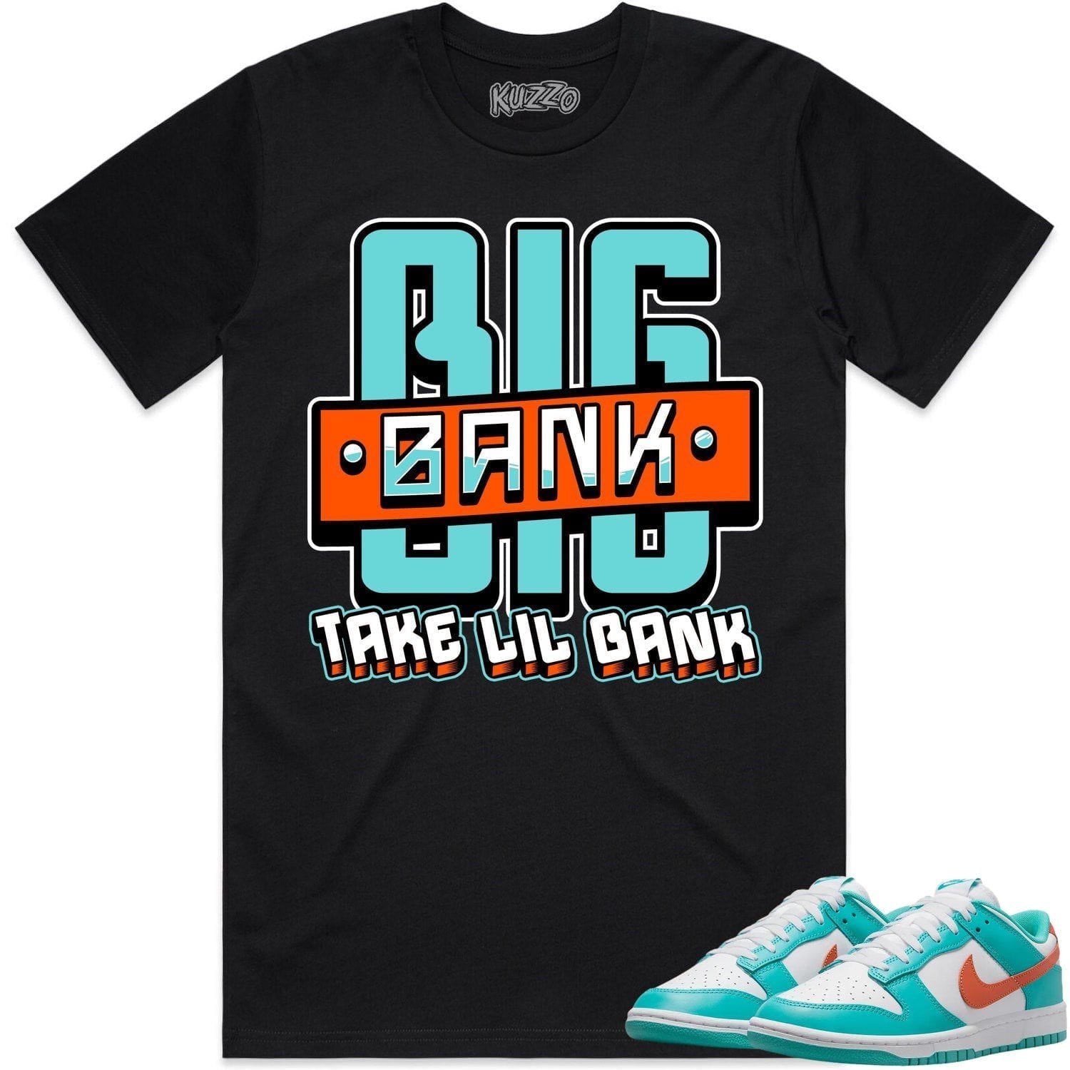 Miami Dunks Dolphins Shirt to Match - MIAMI BIG BANK