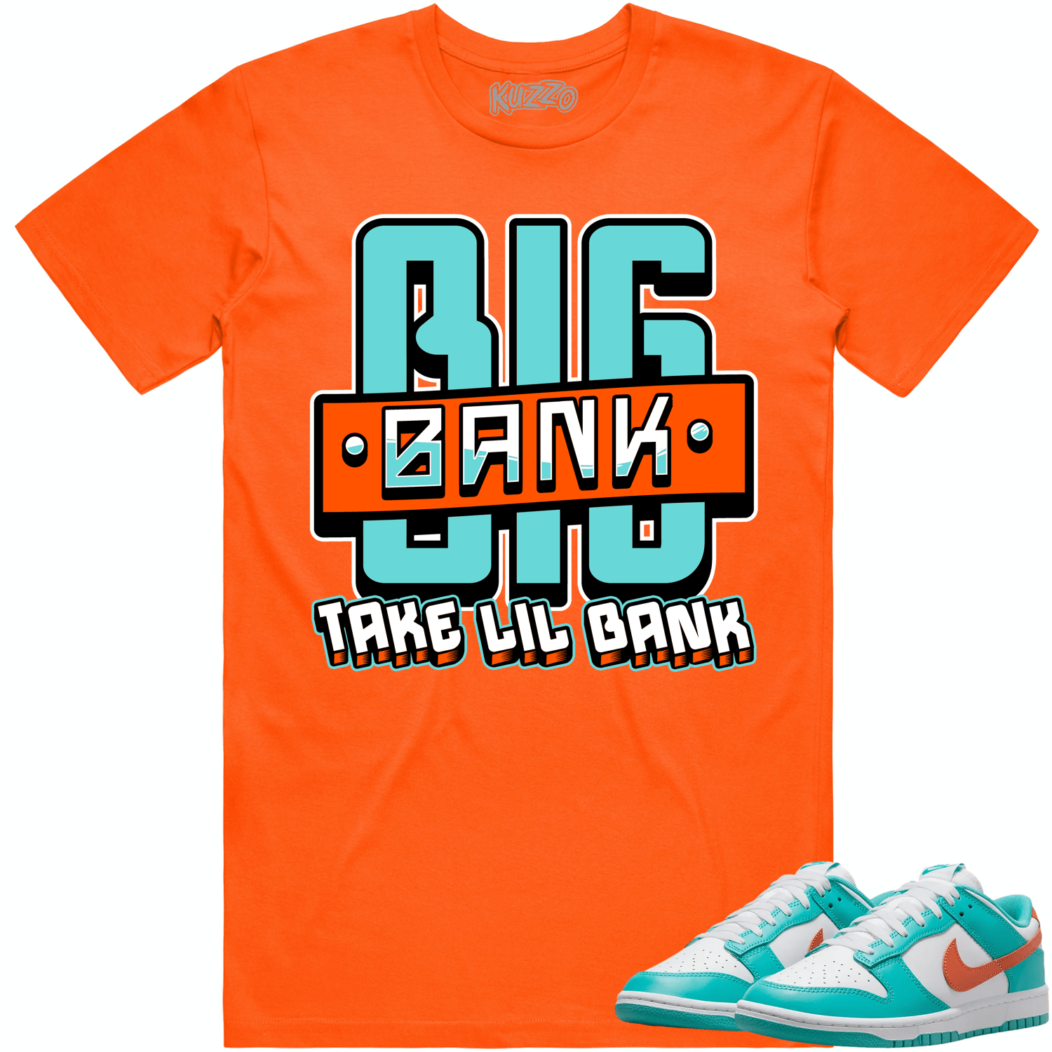 Miami Dunks Dolphins Shirt to Match - MIAMI BIG BANK