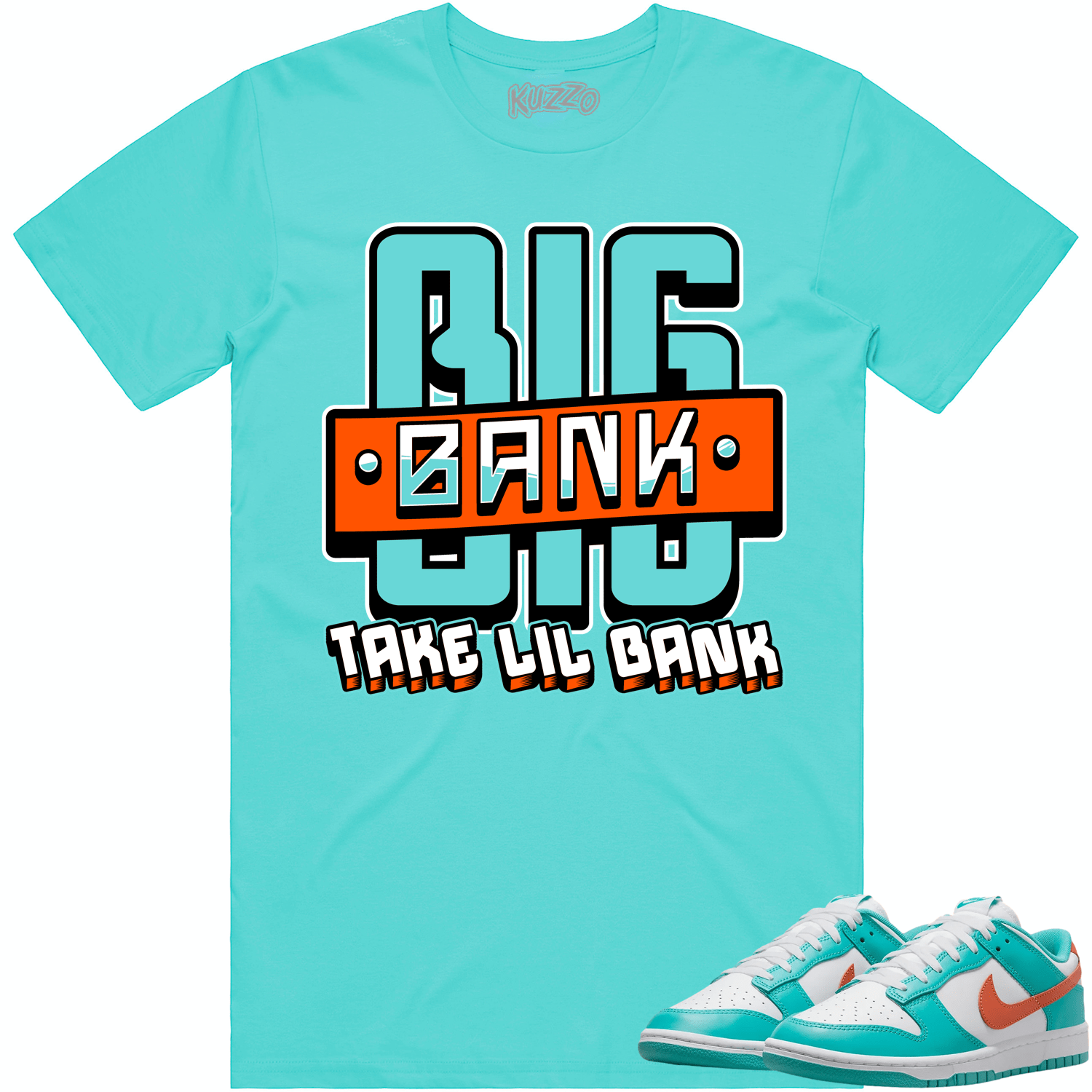 Miami Dunks Dolphins Shirt to Match - MIAMI BIG BANK