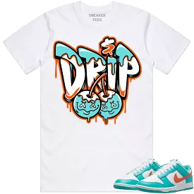 Miami Dunks Dolphins Shirt to Match - MIAMI MONEY DRIP