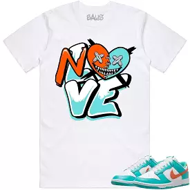 Miami Dunks Dolphins Shirt to Match - MIAMI NO LOVE BAWS