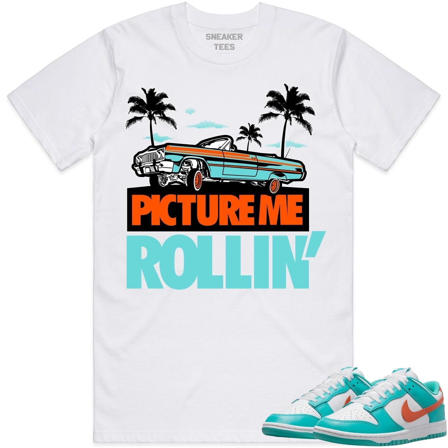 Miami Dunks Dolphins Shirt to Match - MIAMI PMR