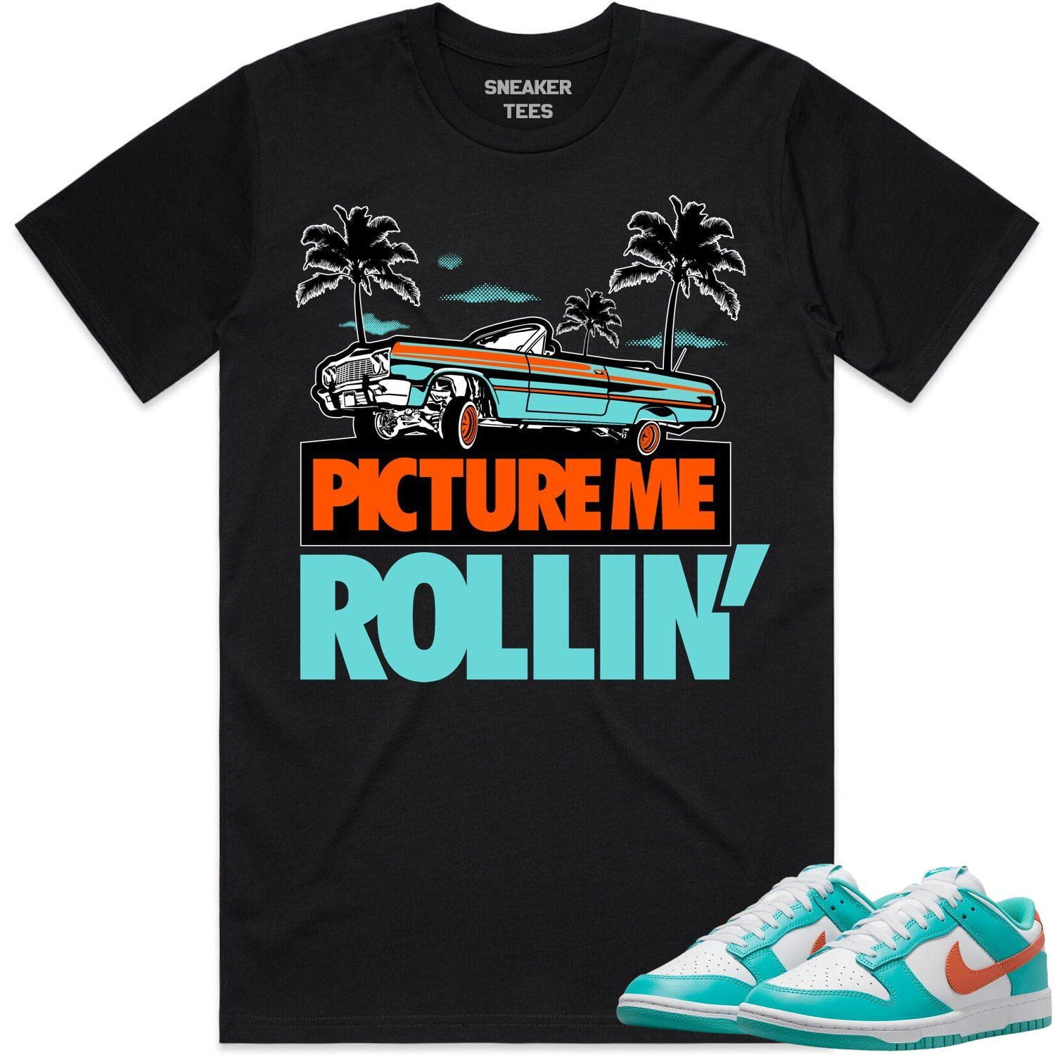 Miami Dunks Dolphins Shirt to Match - MIAMI PMR