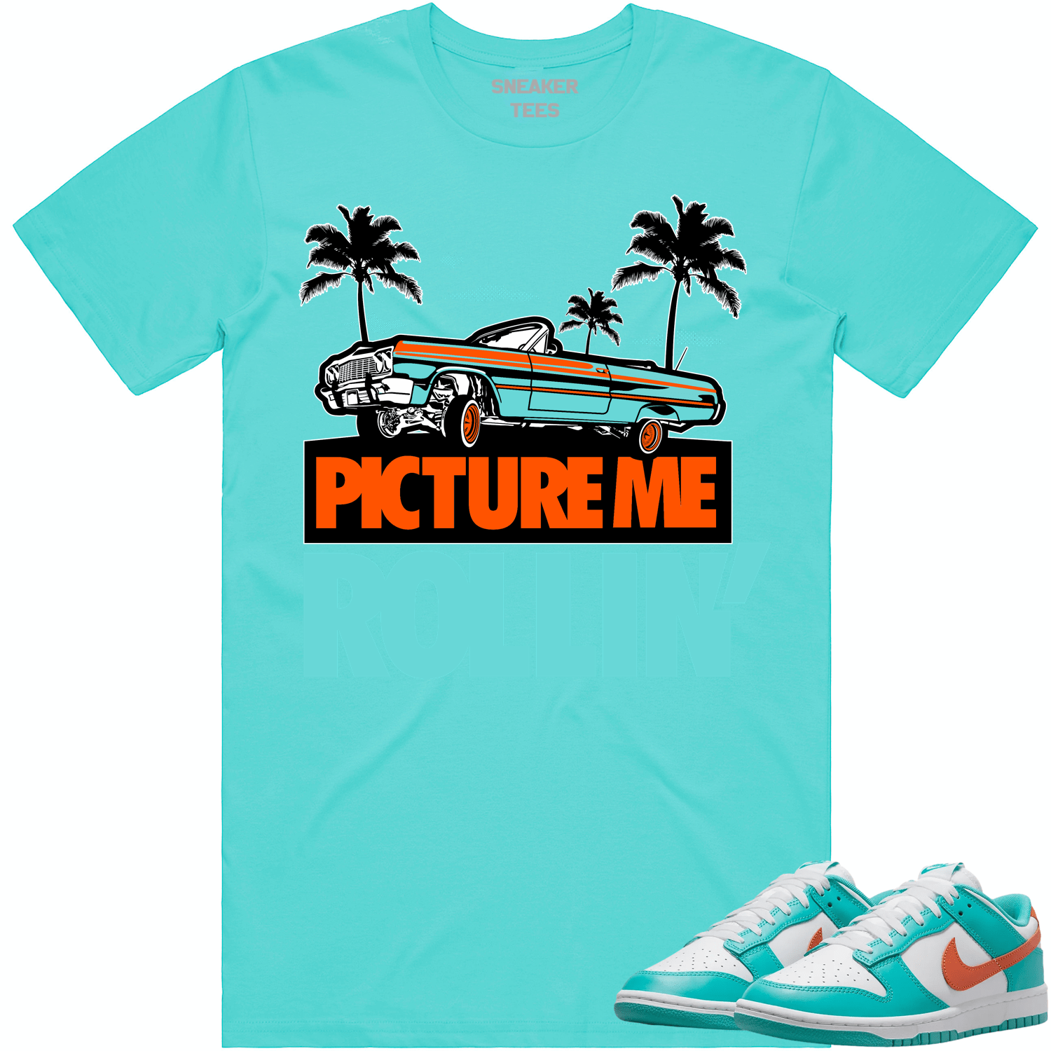 Miami Dunks Dolphins Shirt to Match - MIAMI PMR