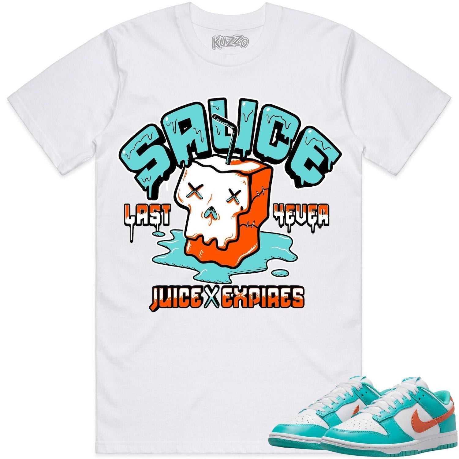 Miami Dunks Dolphins Shirt to Match - MIAMI SAUCE