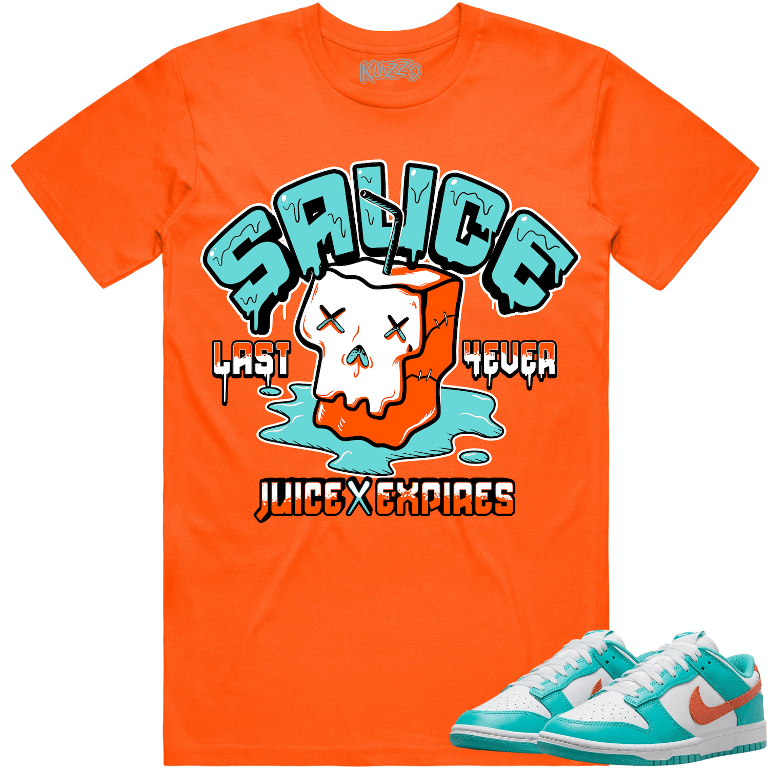 Miami Dunks Dolphins Shirt to Match - MIAMI SAUCE