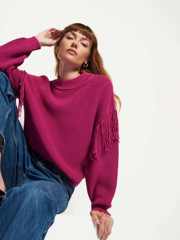 Nation LTD - Carine Sweater - Miss Magenta